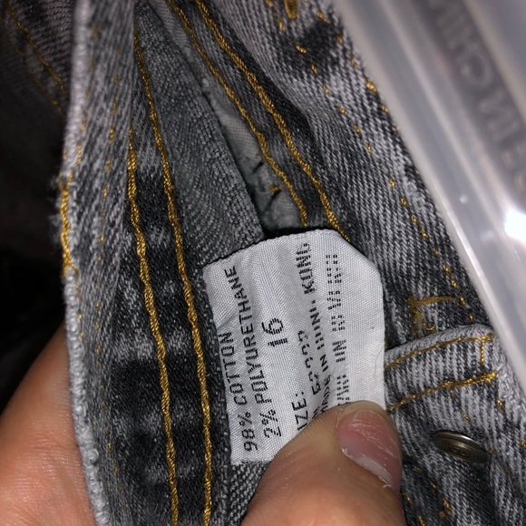 High waisted cut off shorts - Picture 3 of 3